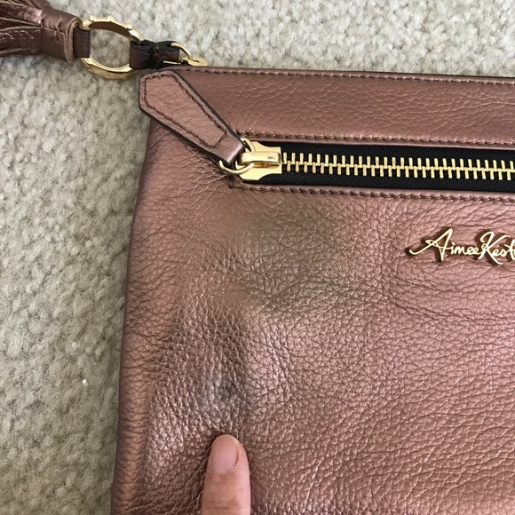 Aimee Kestenberg RFID Leather Pouch w Tassel-Flore - Picture 4 of 5